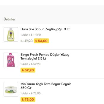 Şok Market Tarihi Geçmiş Ürün