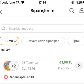 Hepsiburada Siparişim Durup Dururken İptal Edildi.