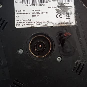 Hilal Ticaret Garantiye Giden Ürün