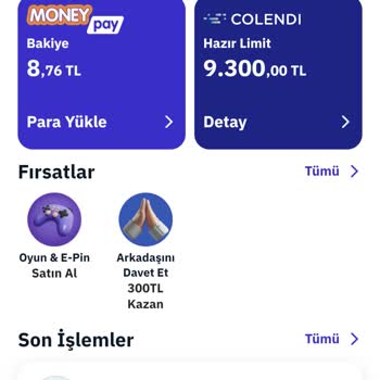 Moneypay Hazır Limit Kullanımı