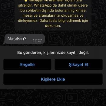 WhatsApp Yabancı Yurt Dışı Numaralarından Gelen Mesajlar