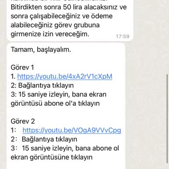 WhatsApp Birinden İş İle İlgili Mesaj Gelmesi