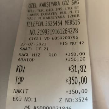 Karşıyaka Göz Hastanesi Kendi Hatalarını Bize Ödettiler!