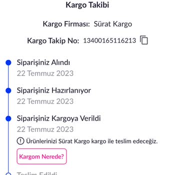 Sürat Kargo Hacılar Şubesi Personeli