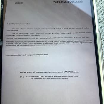 Skechers Şikayet Var Ayaklanın Kısa Süre Yan Tarafının Açılması