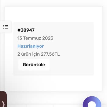 Senin Gökyüzün Sipariş İptali Ve Ücret İadesi