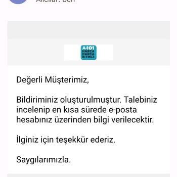 A101 Hasarlı Dolap Geldi