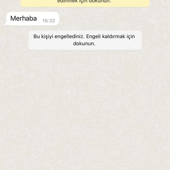 WhatsApp Yabancı Numara Mesajı