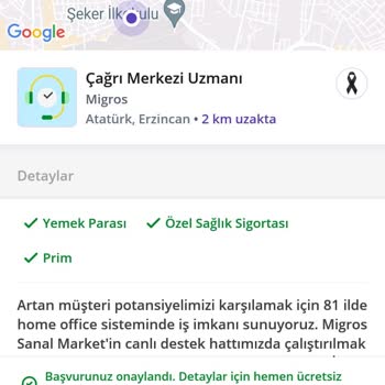 Getiriş Migros Çağrı Merkezi Uzmanı Alımı Yalanı!