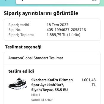 Amazon.com Un Hata Yapıp Telafi Etmemesi.