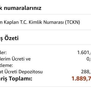 Amazon.com Un Hata Yapıp Telafi Etmemesi.