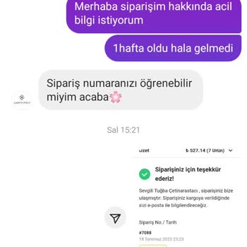 Qafiye Prive Siparişimin Üzerinden 10 Gün Geçmesine Rağmen Kargoya Verilmemesi...