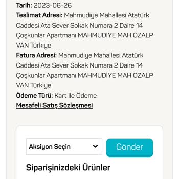 A101 Ürün Teslim Edilmemesi