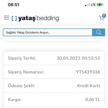 Yataş Ürün Teslimatı Yapılmaması