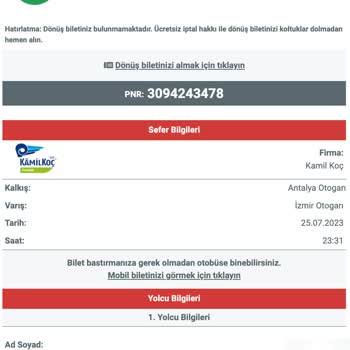 Kamil Koç Mağduriyeti: Aynı Bileti Başkasına Da Satmışlar!
