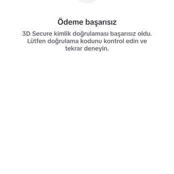 TikTok'ta Paycell İle Ödeme Yapamıyorum