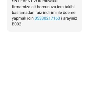 GMZ Hukuk Olmayan İcra Takibi