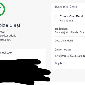 Baydöner Soğuk Ve Eksik Ürün