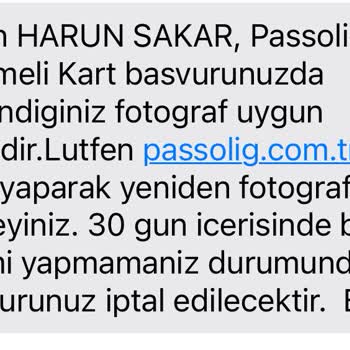 Passolig Kartı Fotoğraf Yenileyemiyorum