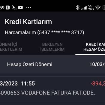 Vodafone Paramı İade Etmeyi Geciktiriyor.