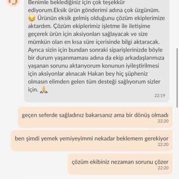 Trendyol Yemek Üzerinden Burger King Siparişi Şikayeti