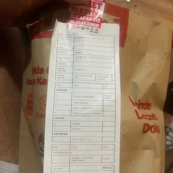 Burger King Trendyol Yemek Siparişi Hatası