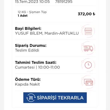 İpragaz Uygulamasından Güvenerek Tüp İstemek Hataymış