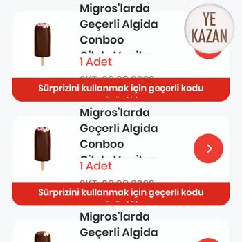 Algida Bedava Ürün Kazandınız Deyip Ürün Vermek Mi İstemiyor?