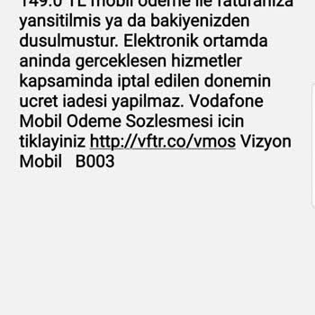 Unwanted Charges on Vodafone Bill