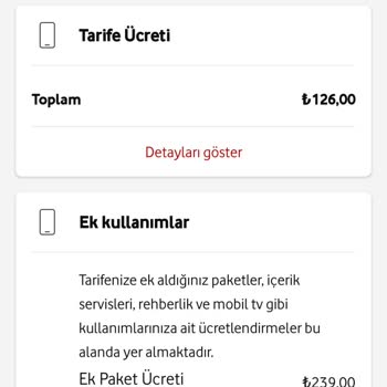 Vodafone Yurt Dışında İznim Olmadan Kesinti Ve Paket Yapması