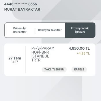 Hopi Kredi Kartı Aidat İadesi İle İlgili Sorun