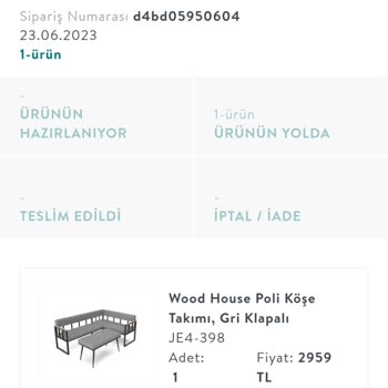 Vivense Ürün Teslim Edilemiyor