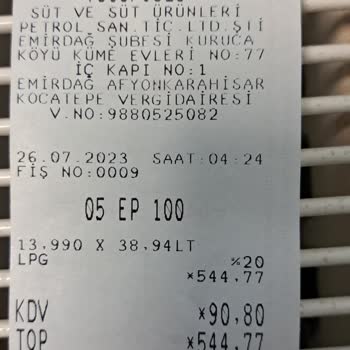 Opet/Aygaz Yakıt Pompanın Fazla Gaz Basması.