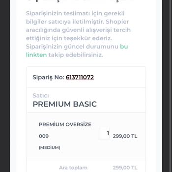 Premiumbasicc Sipariş İadesi İstiyorum
