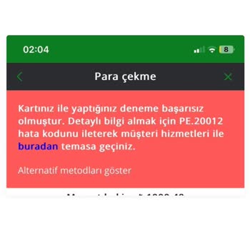 Bets10 Para Çekemiyorum Banka Hesabıma Hata Veriyor