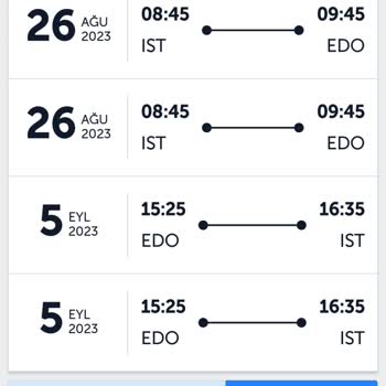 THY Bilet Sisteminde Açık Var