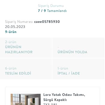 Vivense 2.5 Ay Önce Aldığım Ürünlerimi Göndermiyor...