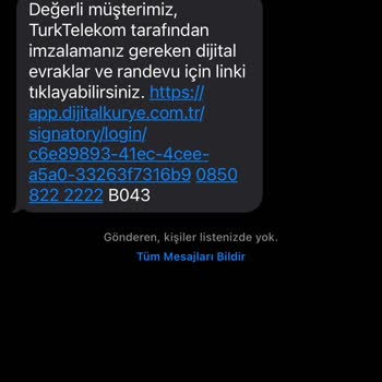 Dijital Kurye Teslim Edilmeyen Sözleşme Ve Sim Kart