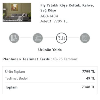 Vivense Teslim Tarihinde Ürünümü Getirmedi