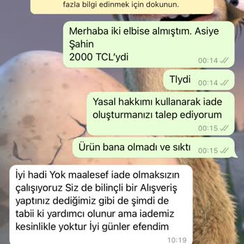 Anadolu Giyim İade Ve Üslup