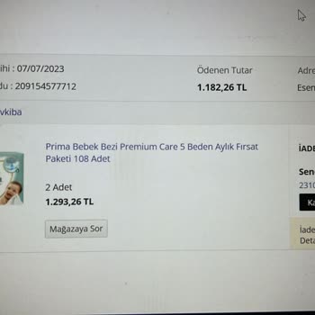 Evkiba Mağazası Yardımcı Olup Ürünümü Göndermedi