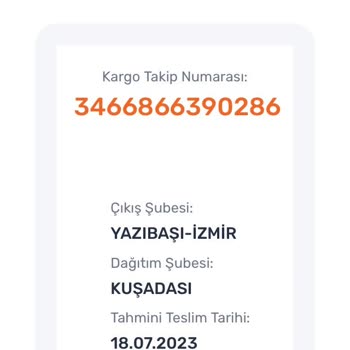 Aras Kargo Kargom Gelmedi. Sonuç Alamıyorum.