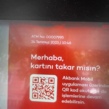 Akbank ATM Para Sıkışması Para Vermiyor