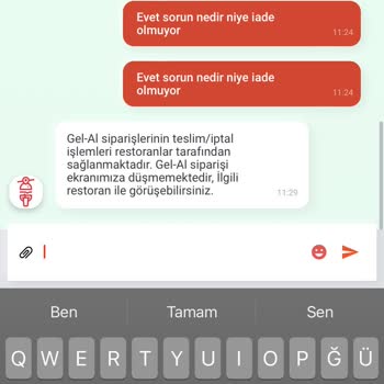 Sbarro Paramı İade Etmiyor