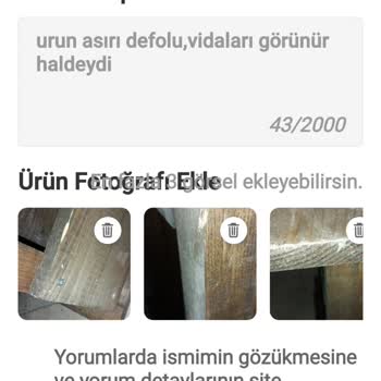 Trendyol Ürün Kalitesiz, Defolu