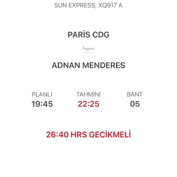 Sunexpress İle Ülkemize Ulaşamamak!