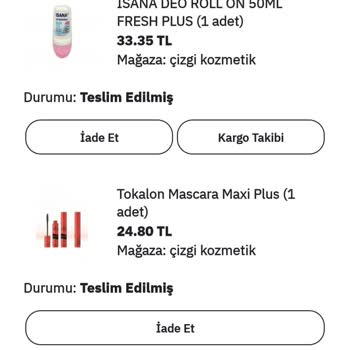Epttavm Siparişim Eksik Geldi