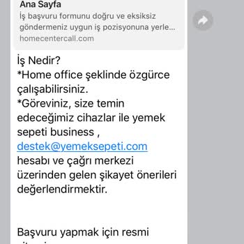 Yemek Sepeti IBAN Bilgilerimi Aldı