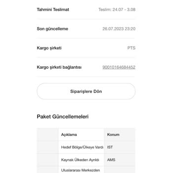 PTS Kargo Kargom 3 Gün İçinde Gelebilir Mi