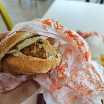 Popeyes Hamburger De Pişmiş Sinek Çıkması